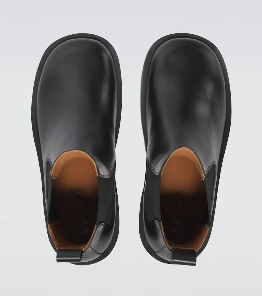 Alexander McQueen Trunk leather Chelsea boots