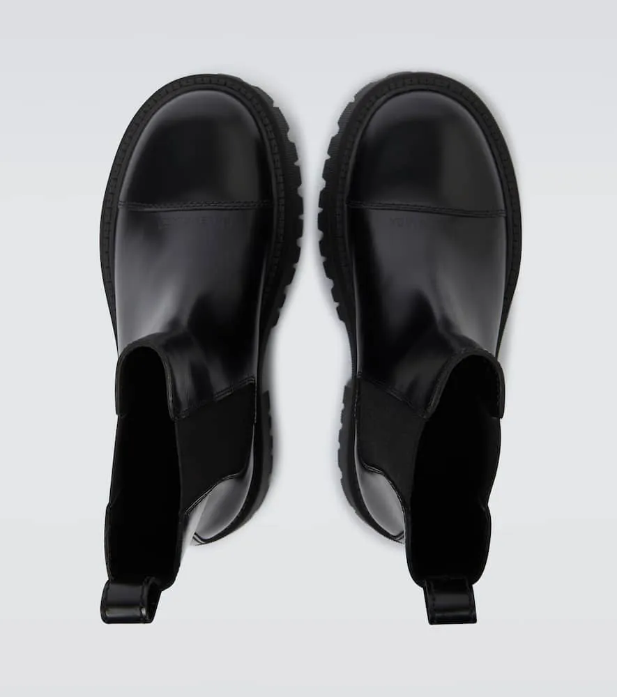 Balenciaga Tractor leather boots