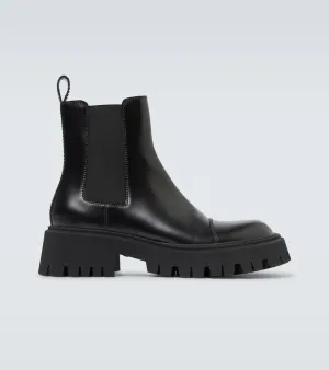Balenciaga Tractor leather boots