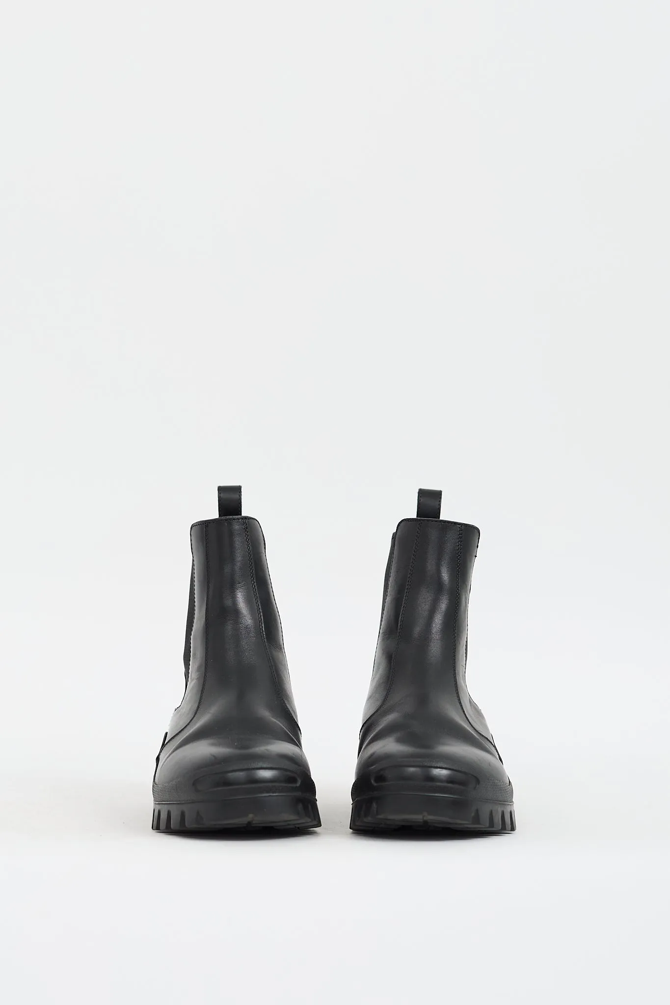 Black Leather Greta Chelsea Boot