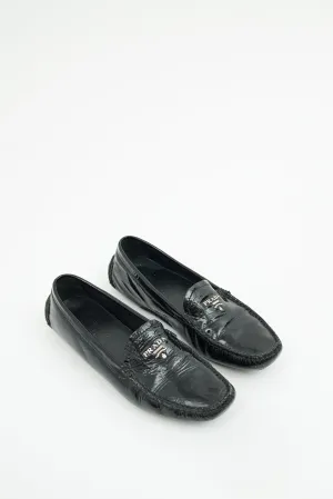 Black Patent Driving Loafer