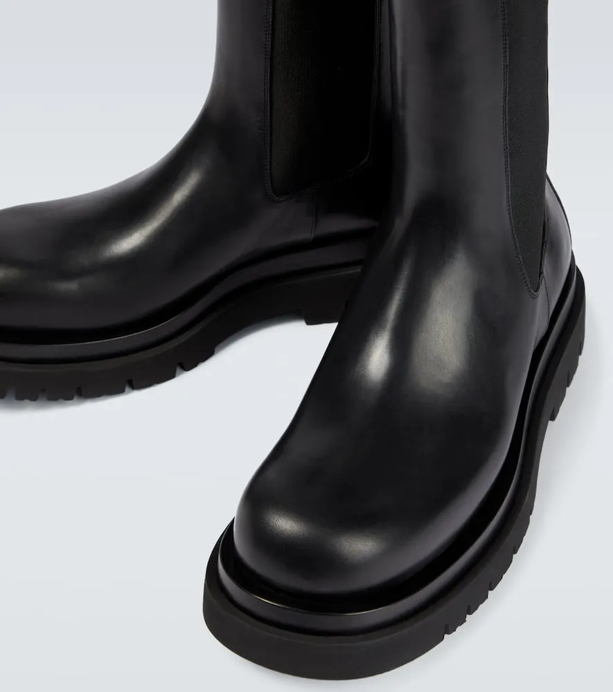 Bottega Veneta Lug leather ankle boots