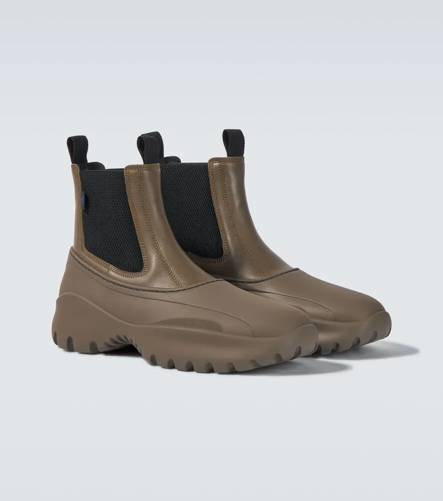 Burberry Leather Chelsea boots