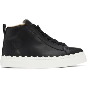 ChloÃ© Black Lauren High-Top Sneakers