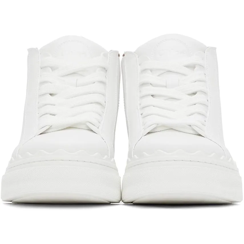 ChloÃ© White Lauren High-Top Sneakers