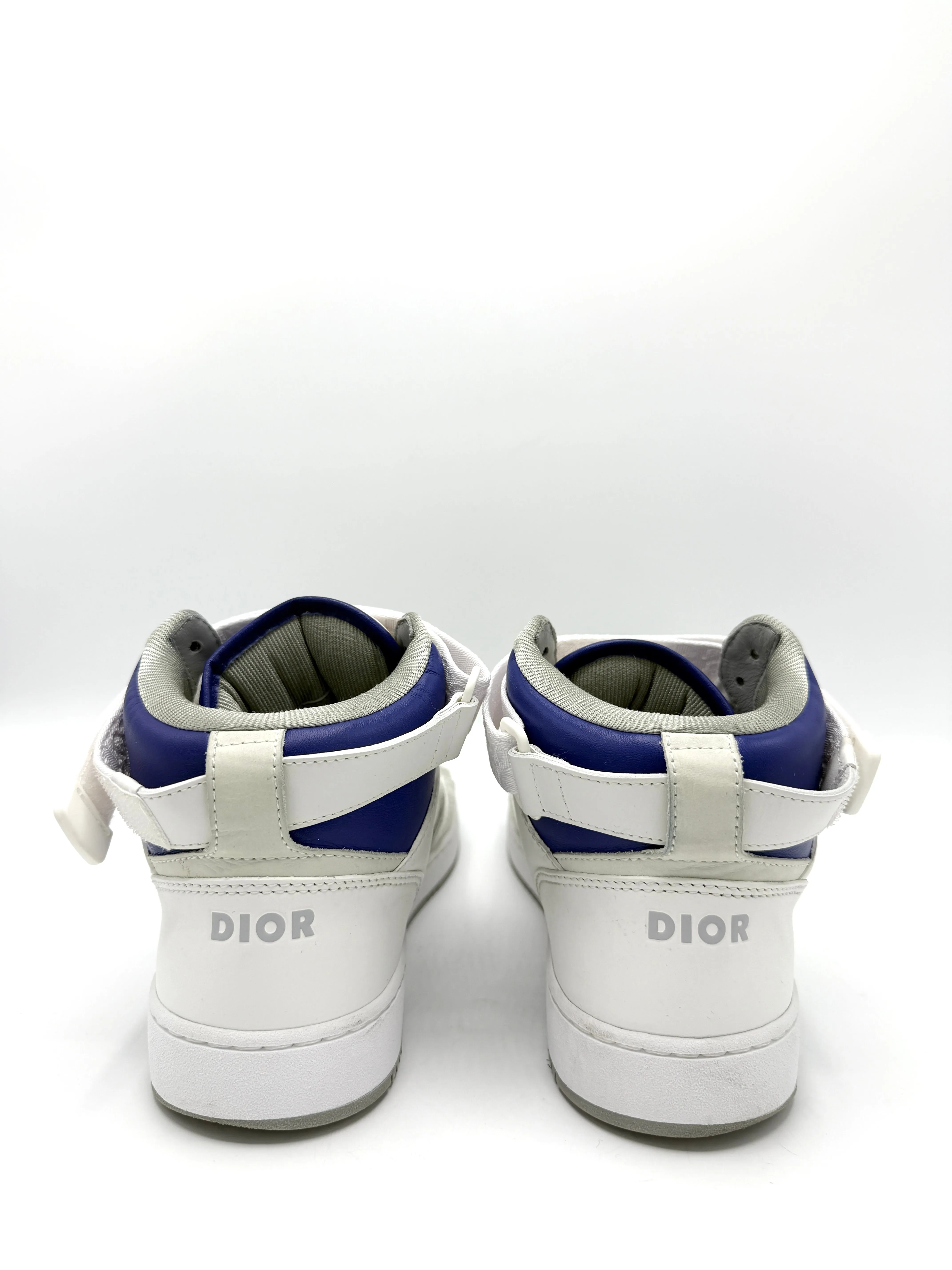 Christian  Blue/White High Top Sneakers SZ 41