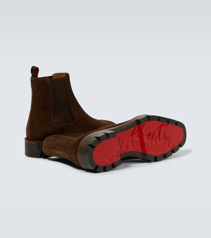Christian Louboutin Alpinosol suede ankle boots