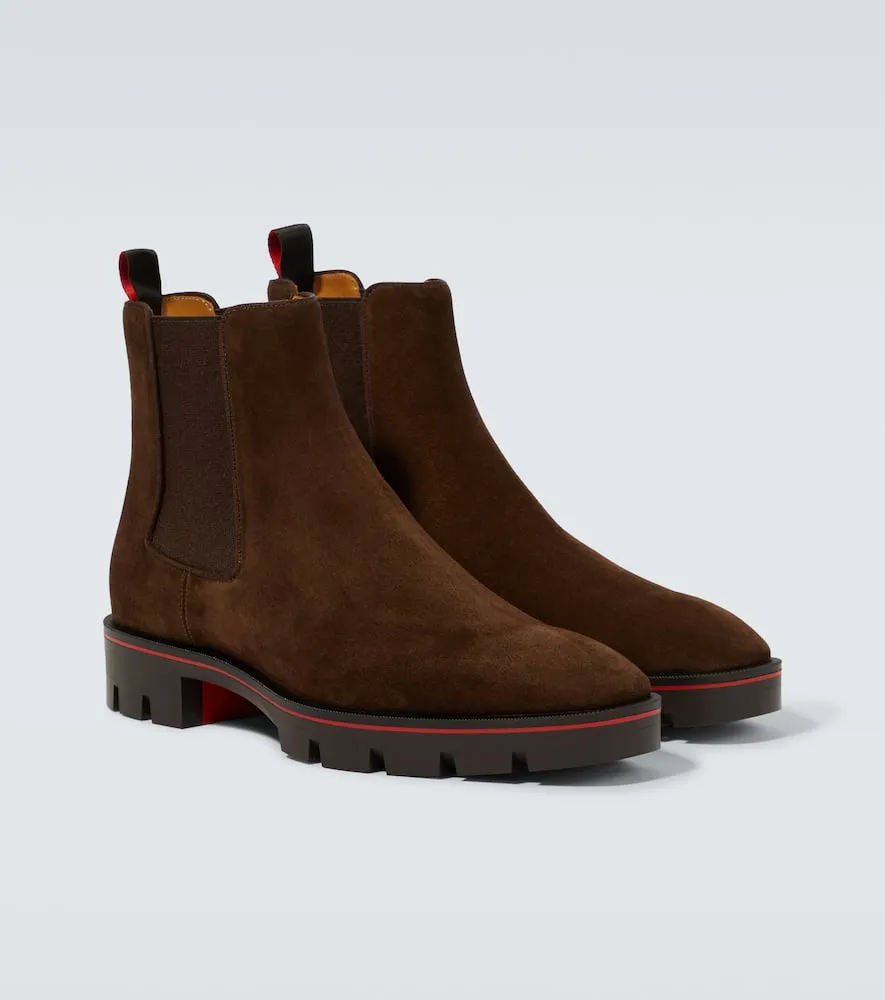 Christian Louboutin Alpinosol suede ankle boots