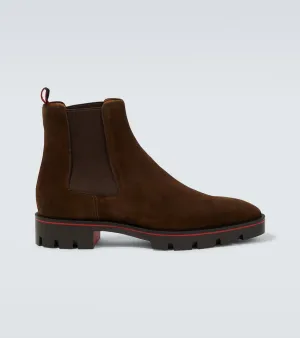 Christian Louboutin Alpinosol suede ankle boots