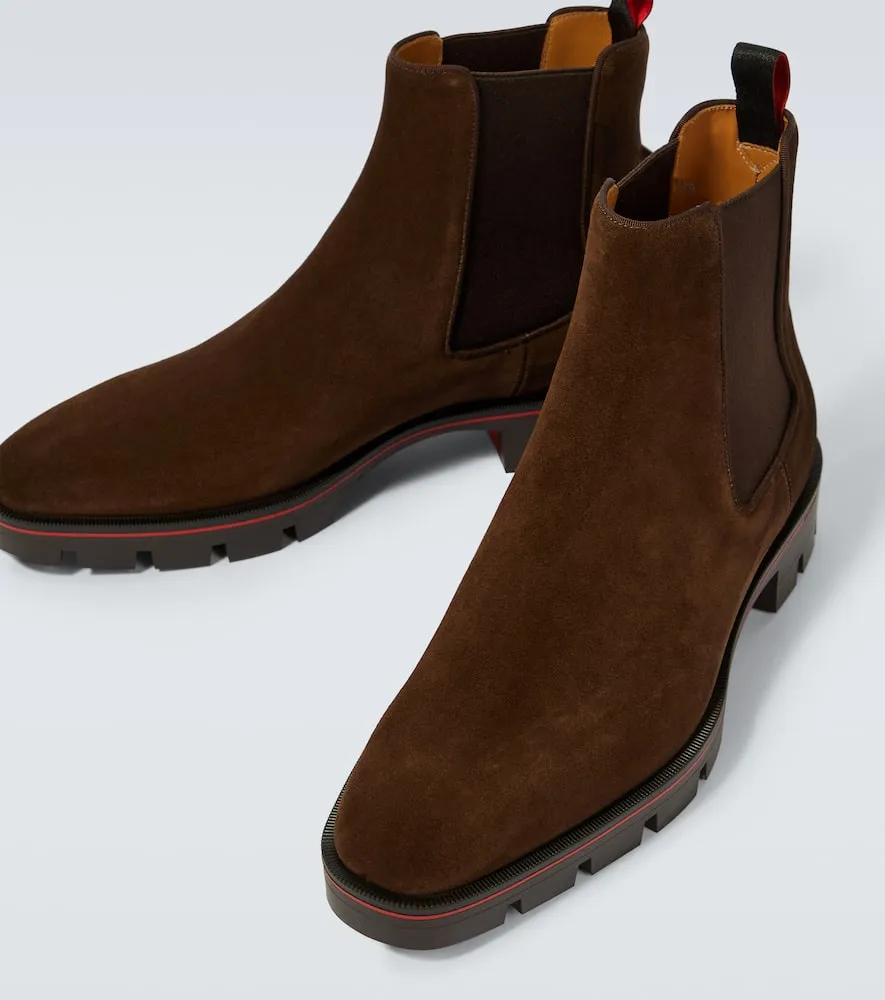 Christian Louboutin Alpinosol suede ankle boots