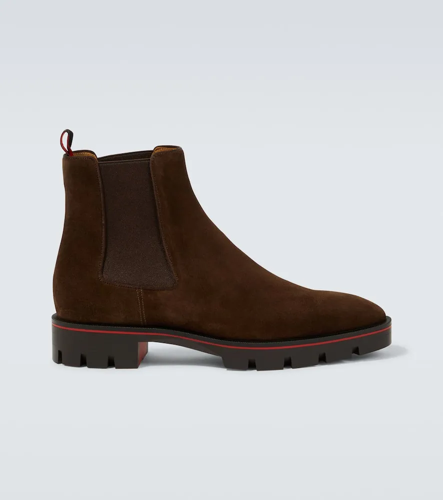 Christian Louboutin Alpinosol suede ankle boots