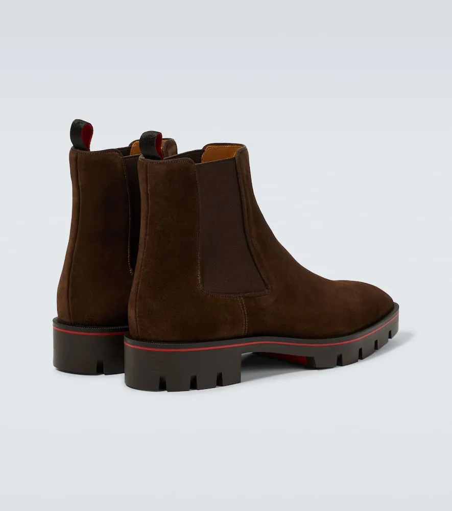 Christian Louboutin Alpinosol suede ankle boots