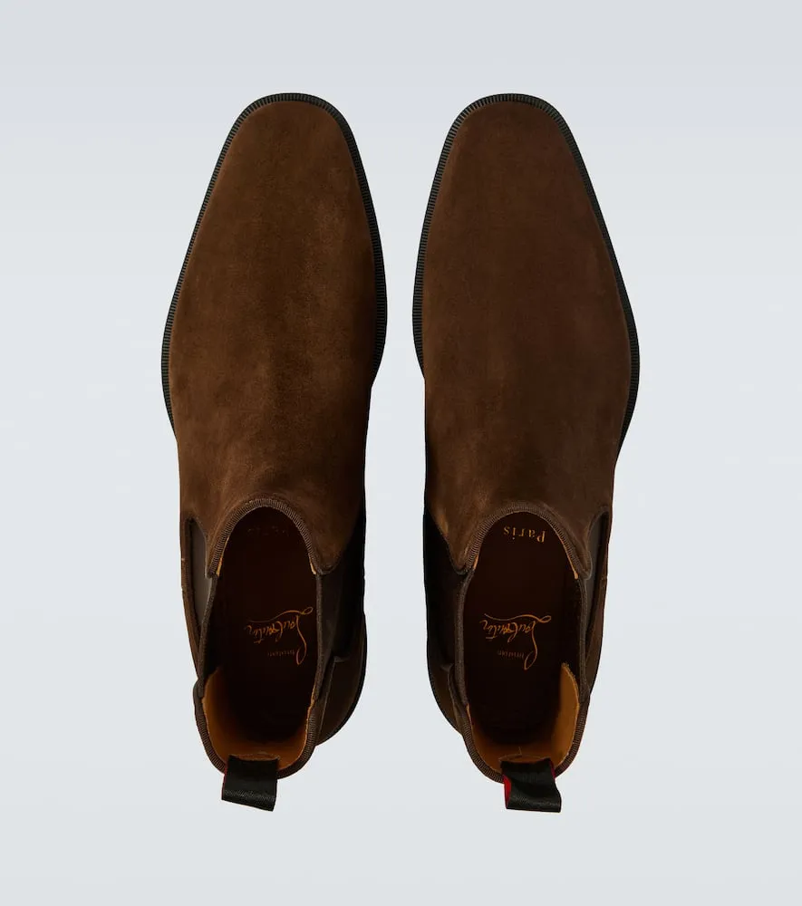 Christian Louboutin Alpinosol suede ankle boots