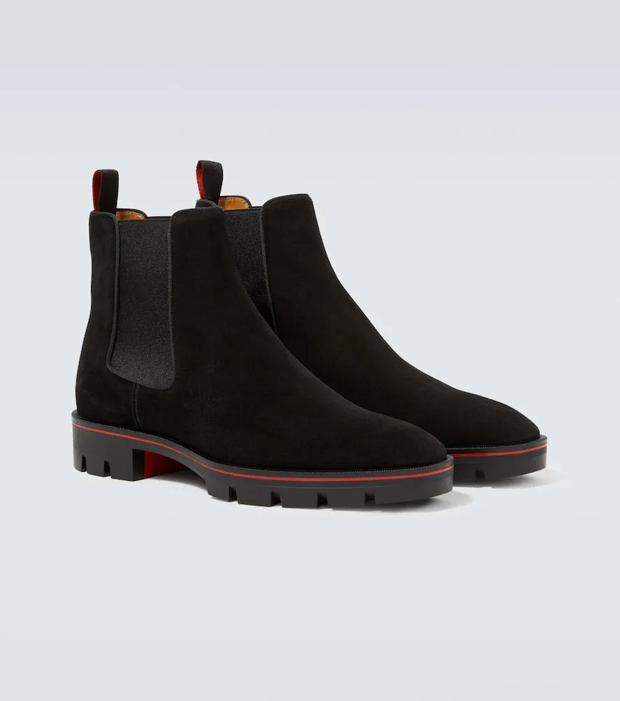 Christian Louboutin Alpinosol suede Chelsea boots