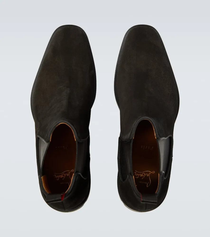 Christian Louboutin Alpinosol suede Chelsea boots