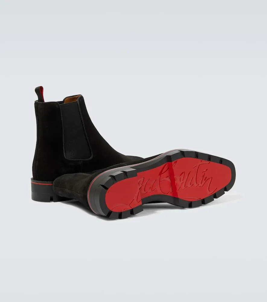 Christian Louboutin Alpinosol suede Chelsea boots