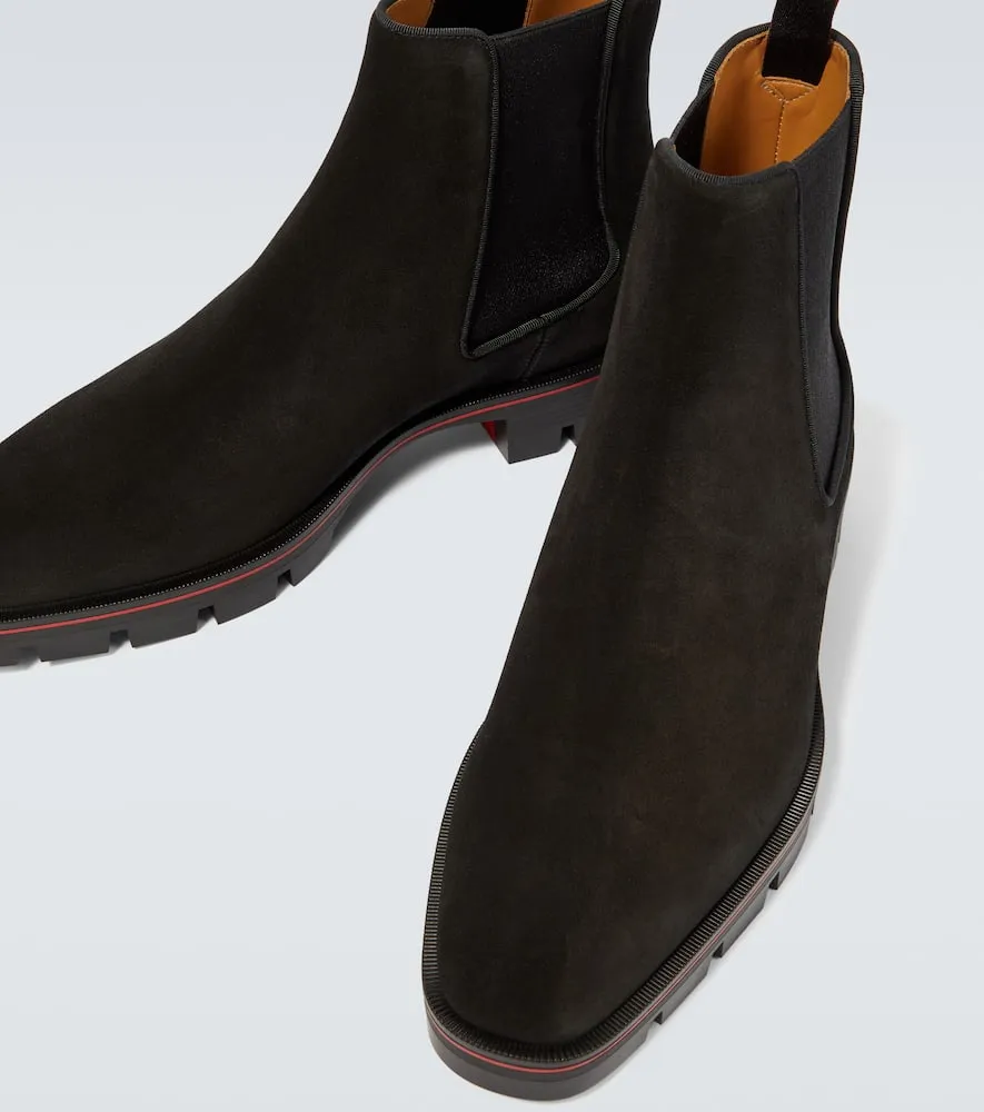Christian Louboutin Alpinosol suede Chelsea boots
