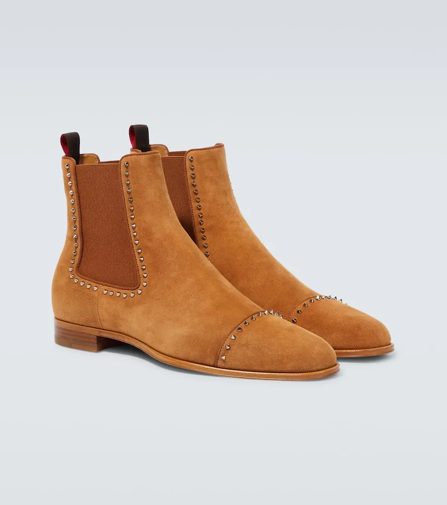 Christian Louboutin Chelsea Cloo suede boots