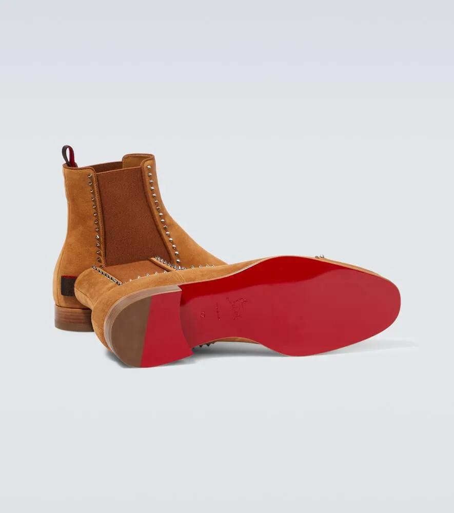 Christian Louboutin Chelsea Cloo suede boots