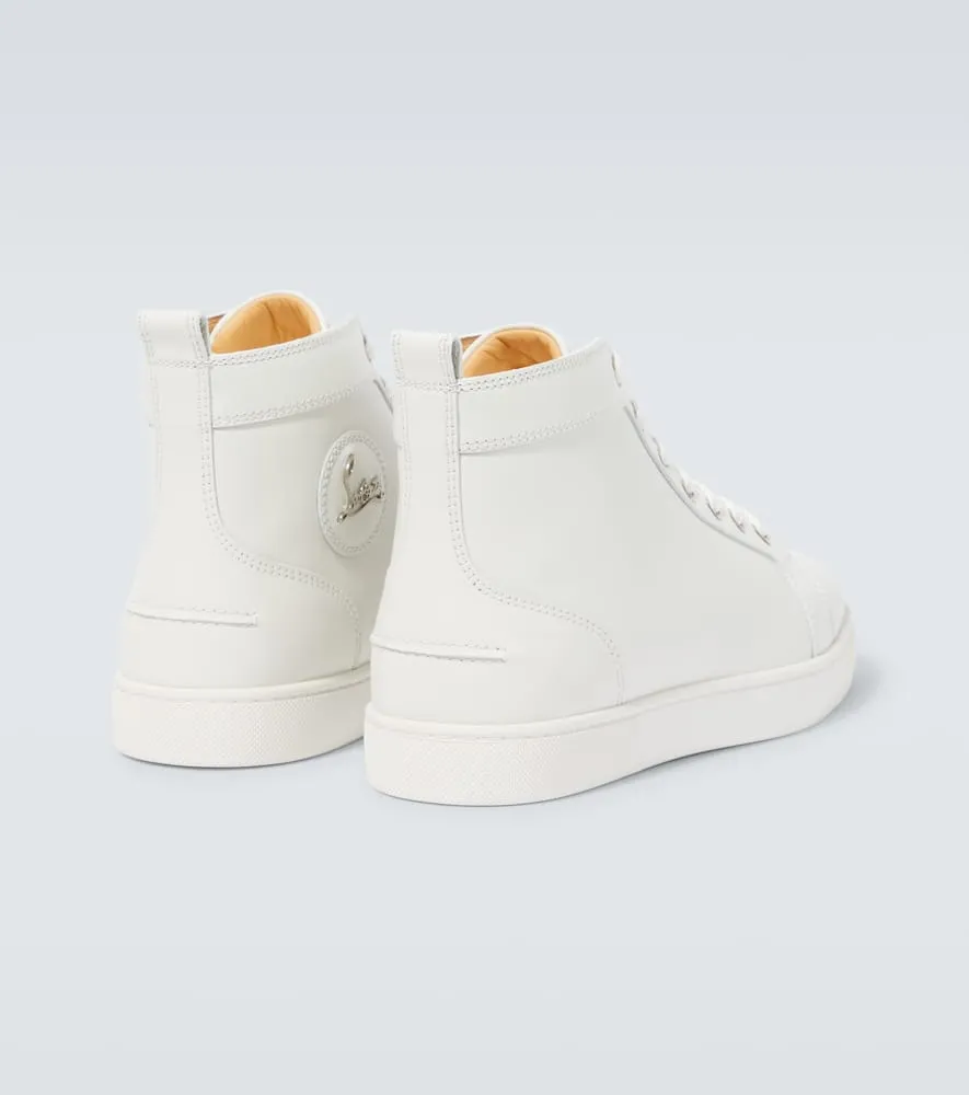 Christian Louboutin Louis leather high-top sneakers