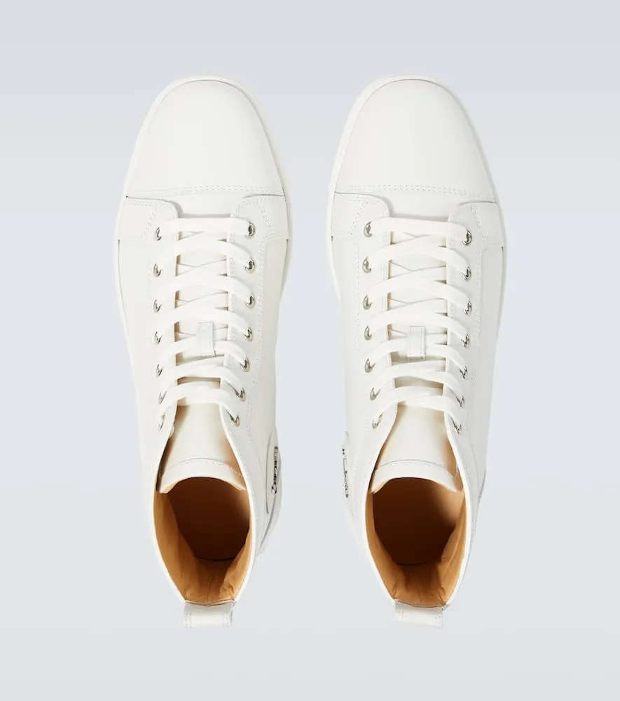 Christian Louboutin Louis leather high-top sneakers