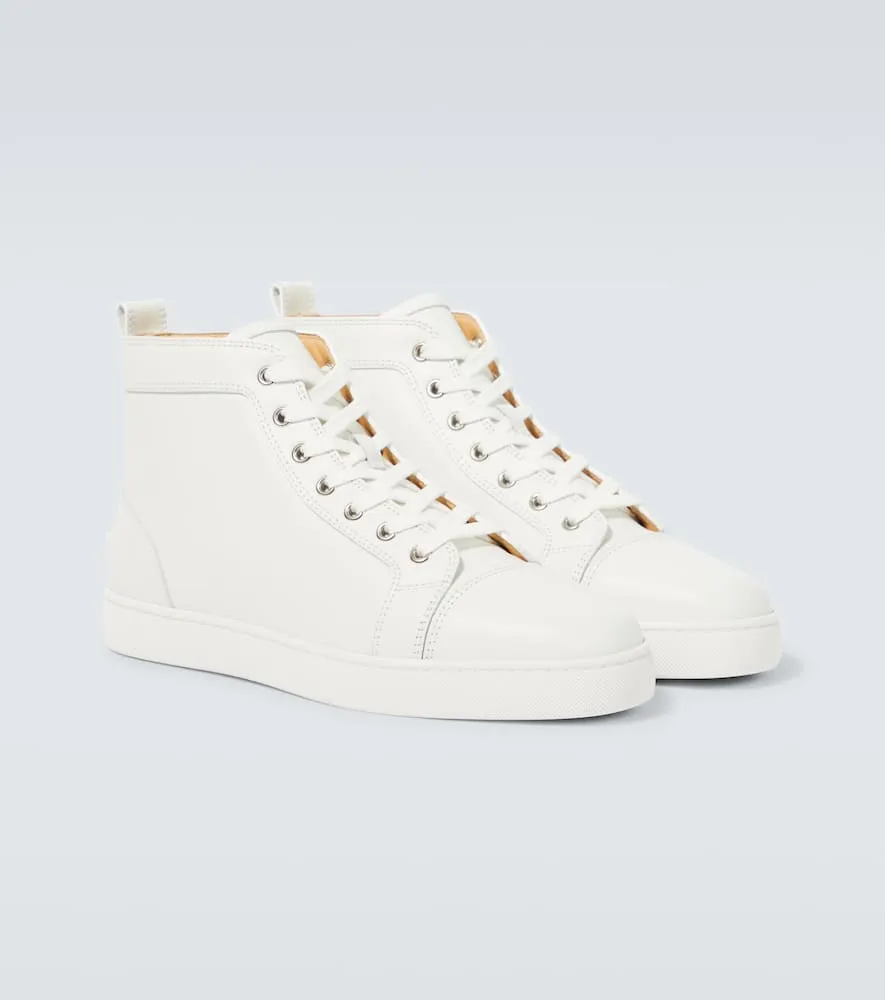 Christian Louboutin Louis leather high-top sneakers