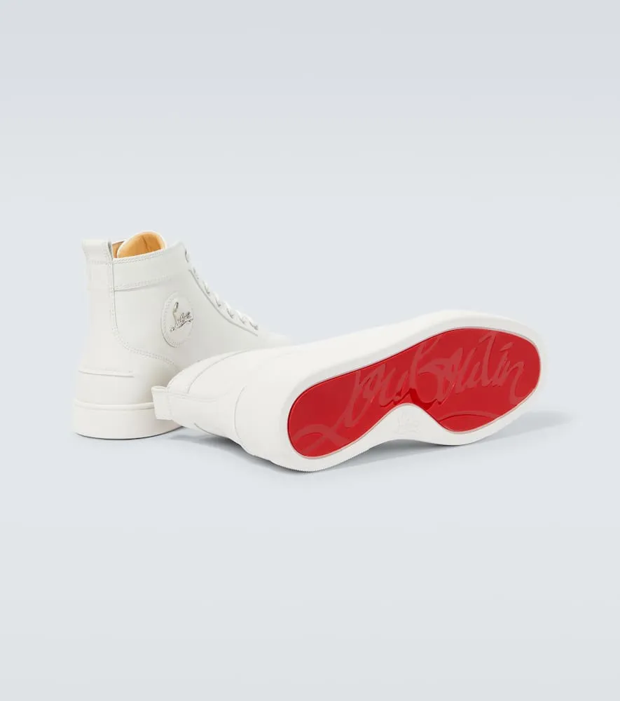 Christian Louboutin Louis leather high-top sneakers
