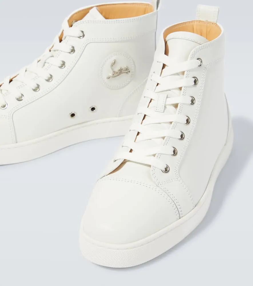 Christian Louboutin Louis leather high-top sneakers