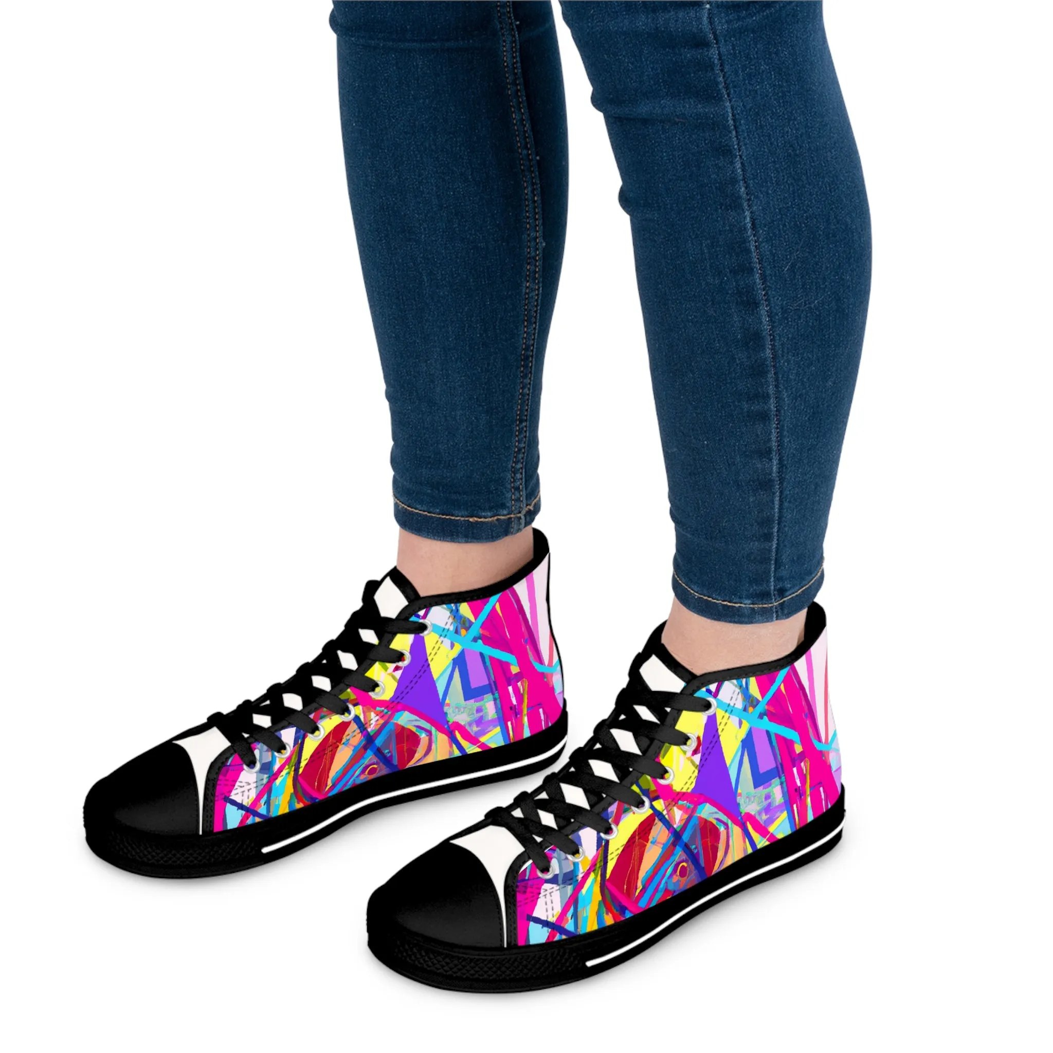 Fashionista Franny. - high top