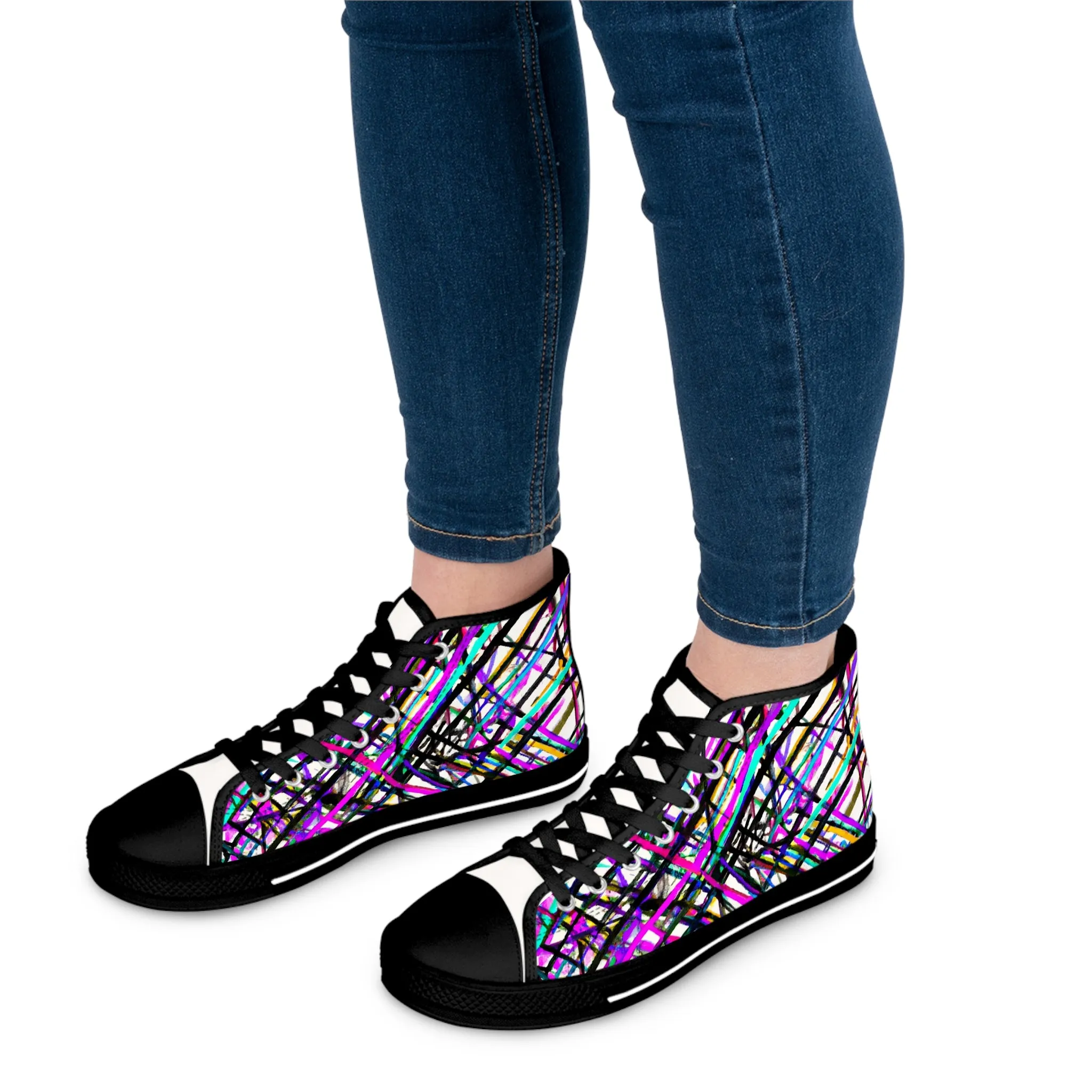 Fashionista Freda. - high top