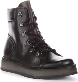 Fly London Women's Combat Boots Hiking