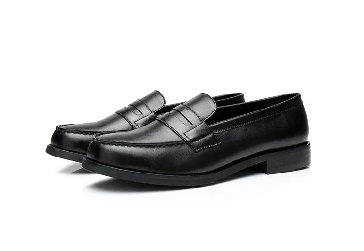Full Black Briefcase Moccasins