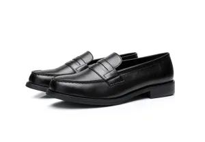 Full Black Briefcase Moccasins