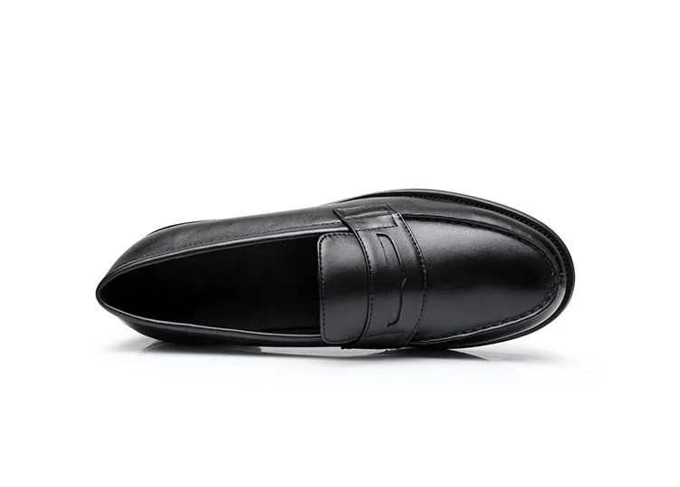 Full Black Briefcase Moccasins