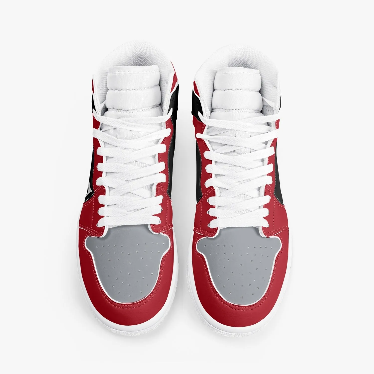 GRIT High-Top Leather Sneakers - White Sole