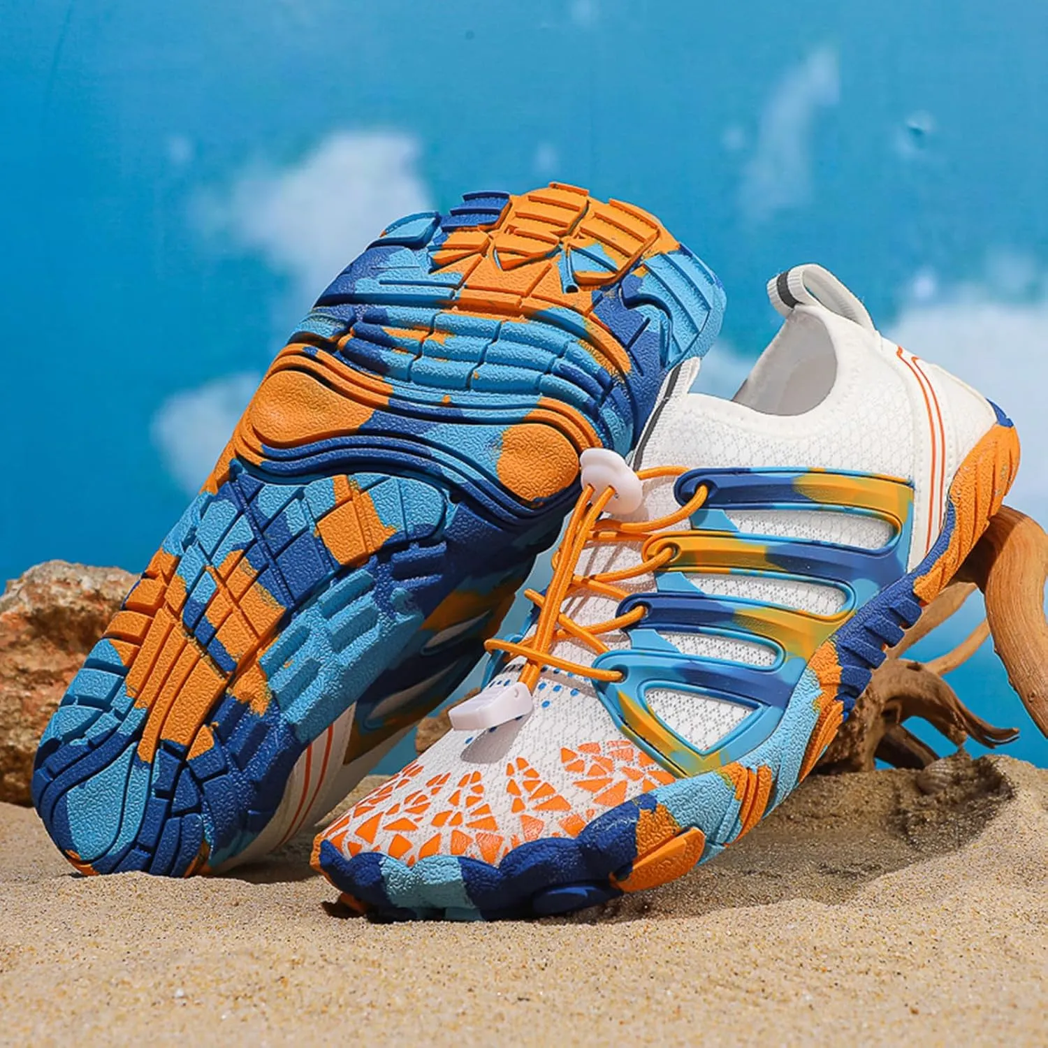 Hiking Footwear Barefoot Water Shoes Women Men Pro-Healthy & Non-Slip Wide Toe Sneakers Quick Dry Lightweight Breathable Running Walking Beach Shoes Boots Unisex