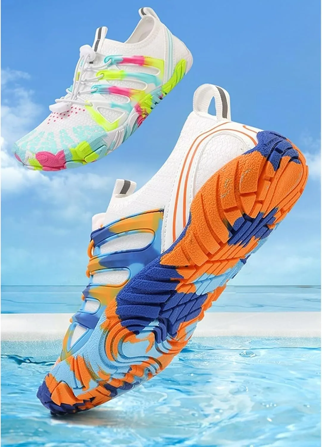 Hiking Footwear Barefoot Water Shoes Women Men Pro-Healthy & Non-Slip Wide Toe Sneakers Quick Dry Lightweight Breathable Running Walking Beach Shoes Boots Unisex