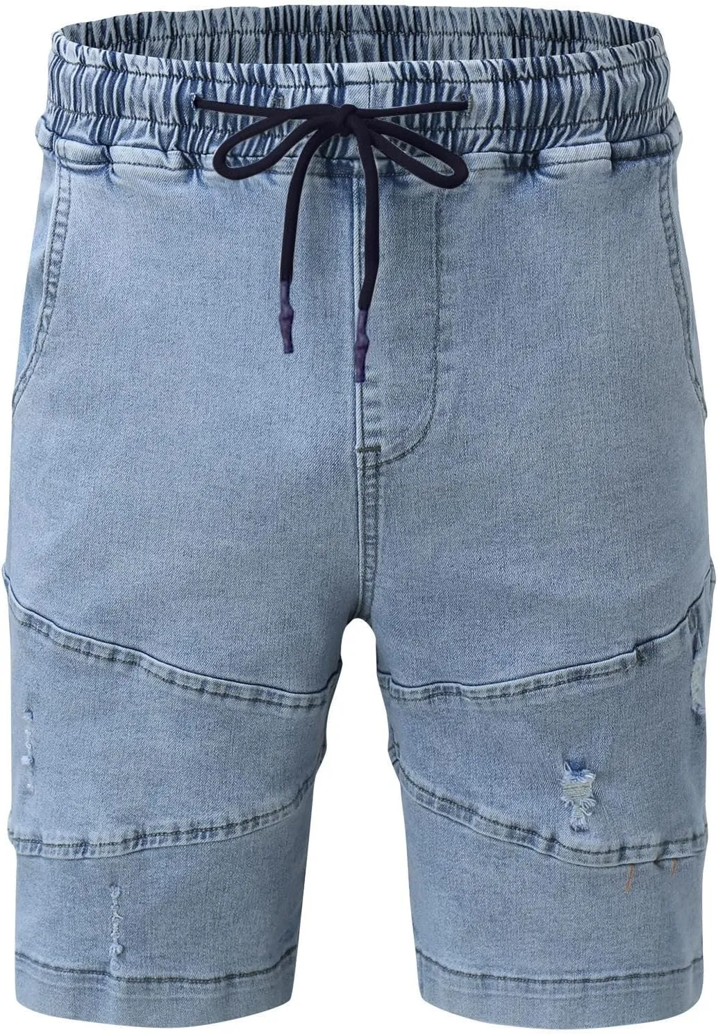 Jeans for Men Stretch Fit Mens Casual Shorts Spring Pocket Sports Summer Bodybuilding Denim Short Pants Jeans