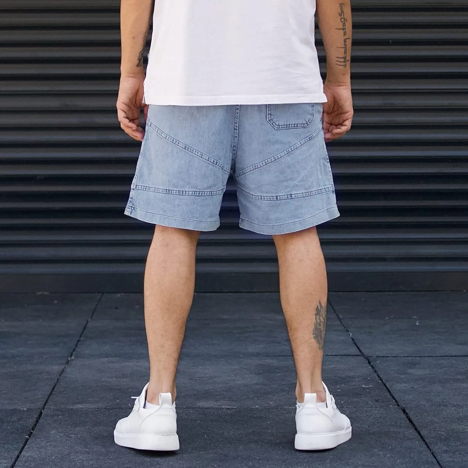Jeans for Men Stretch Fit Mens Casual Shorts Spring Pocket Sports Summer Bodybuilding Denim Short Pants Jeans