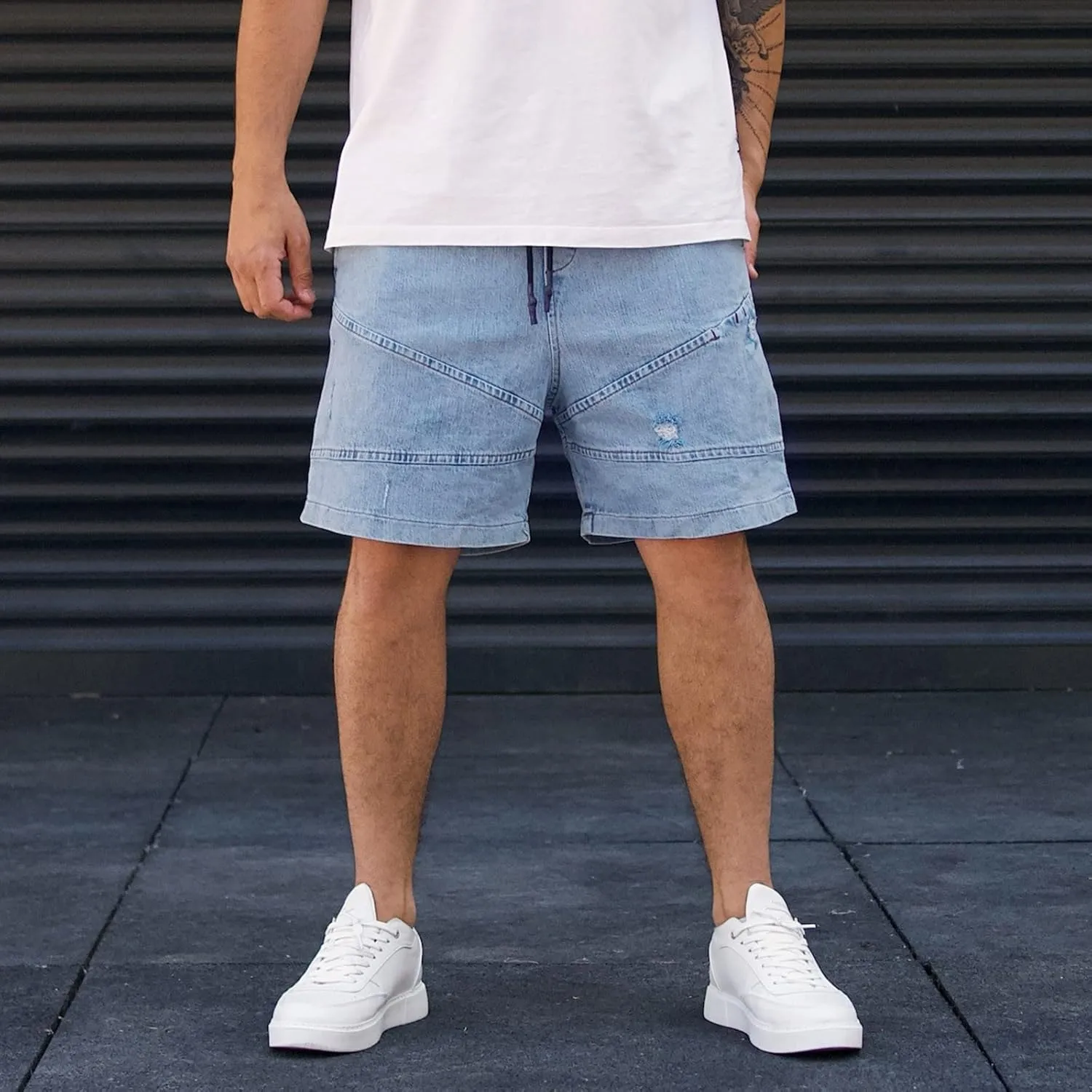 Jeans for Men Stretch Fit Mens Casual Shorts Spring Pocket Sports Summer Bodybuilding Denim Short Pants Jeans