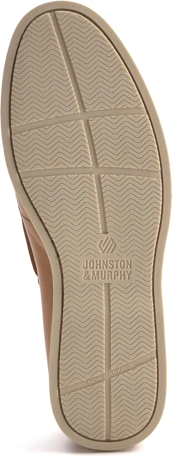 Johnston & Murphy Mens Monaco Boat and Deck Shoes, Mens Slip On Shoes, Moccasins for Men