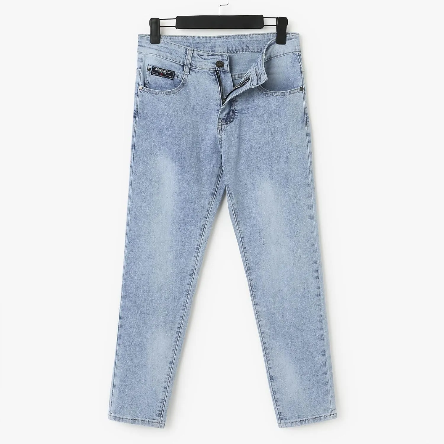 Key Relaxed Fit Jeans for Men Mens Autumn Winter Casual Pant Sports Pants with Pocket Fashion Jeans Nine