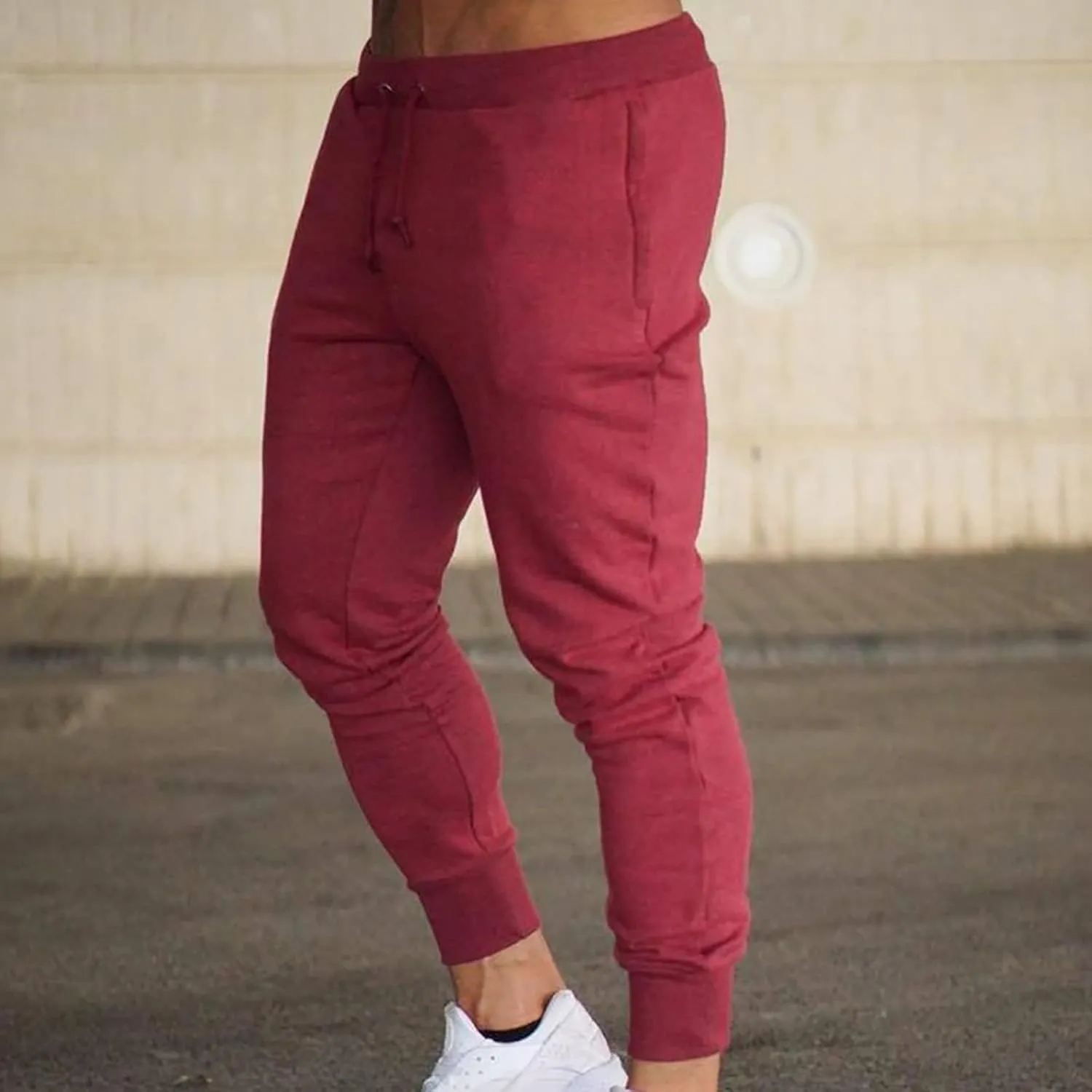 LCMTWX Men's Pants Relaxed Fit Cargo Pants for Men Fashion Leisure Loose Sports Outdoor Running Sweater Pants Trousers Body