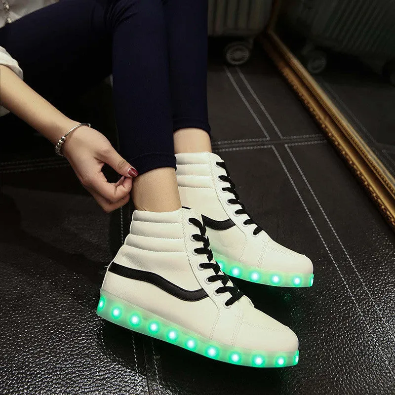 Light Up High Top Sneakers A050