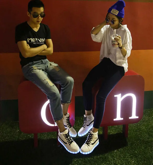 Light Up High Top Sneakers A050