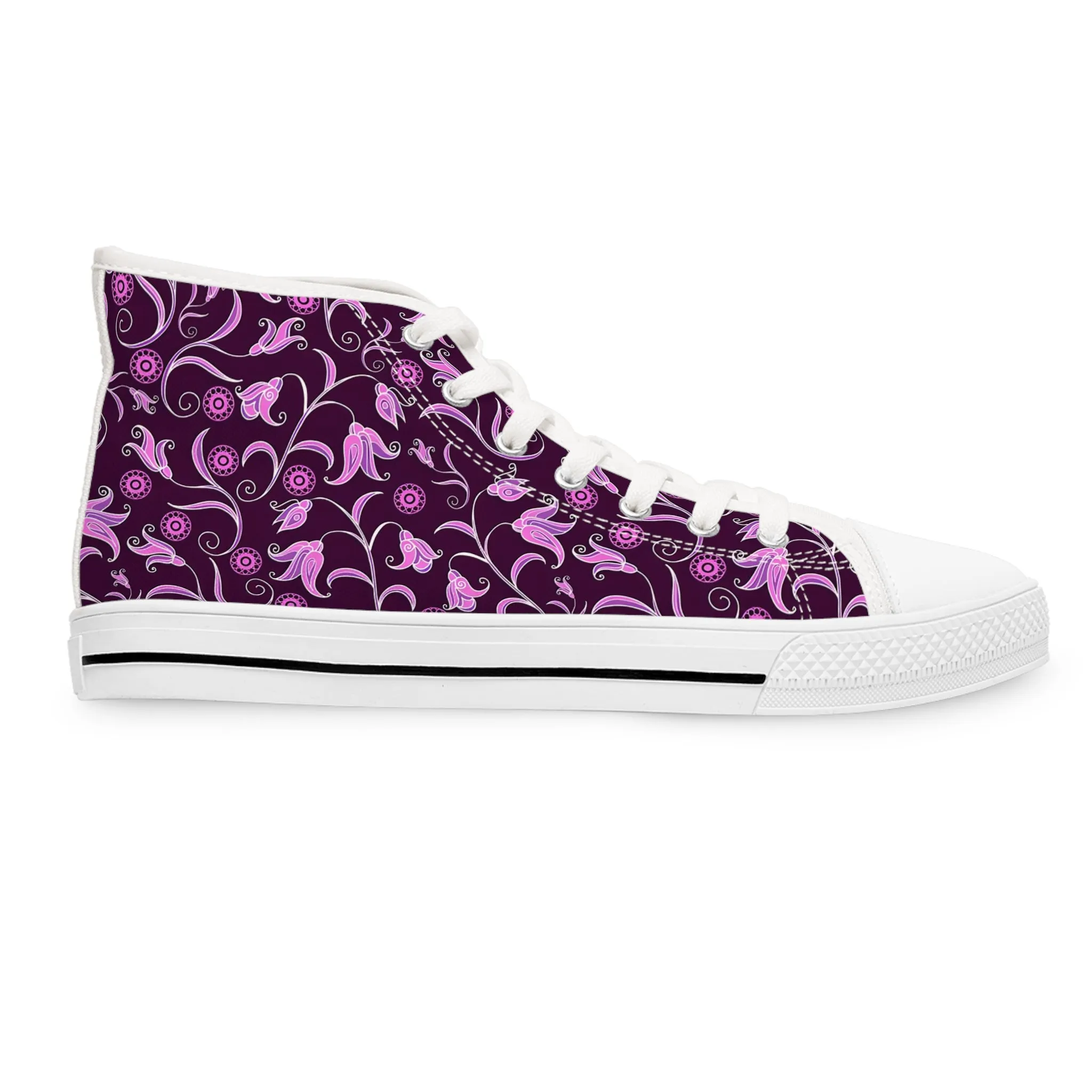 Lila Ivy – High Top Sneakers für Damen – Stylish & Fun