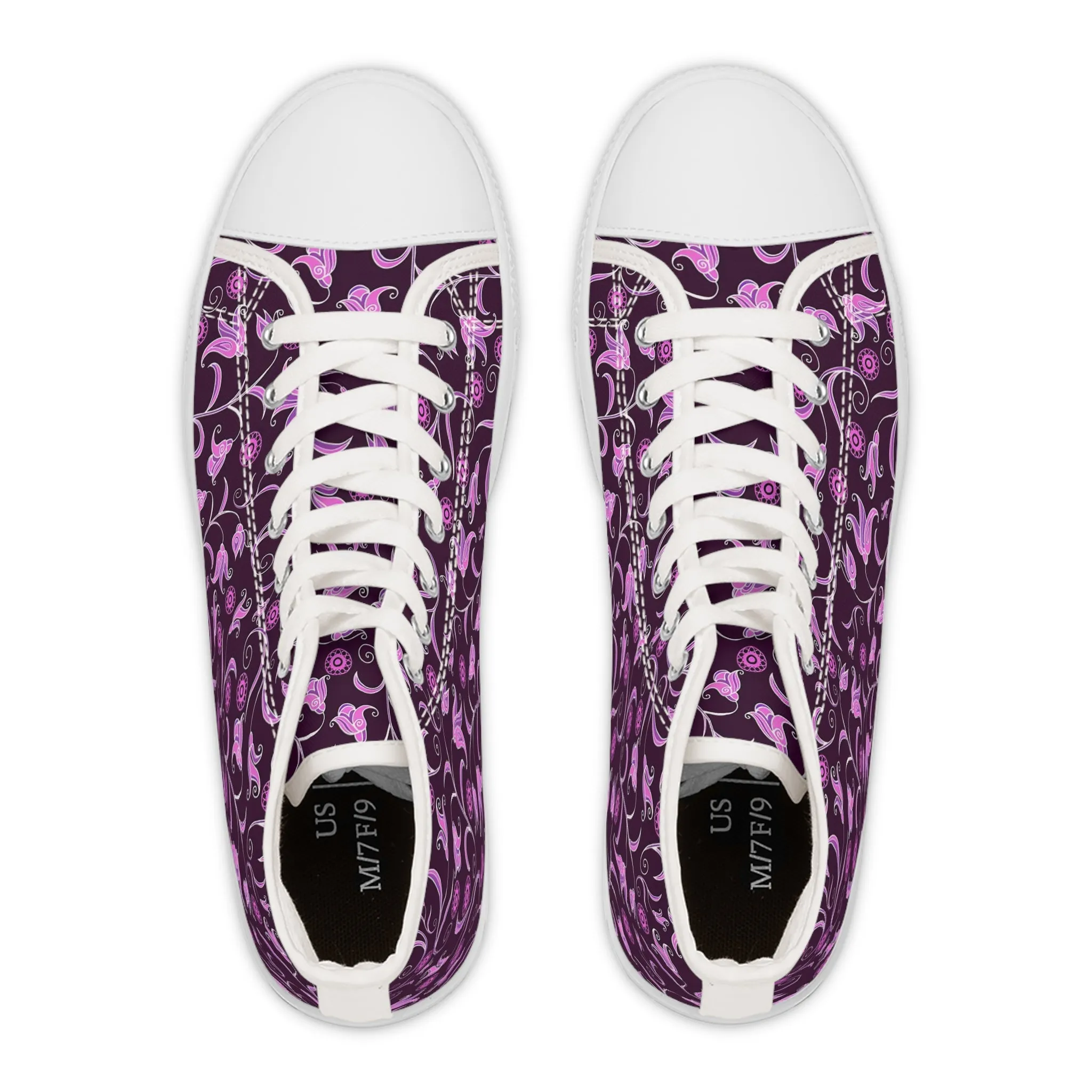 Lila Ivy – High Top Sneakers für Damen – Stylish & Fun