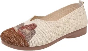 Loafers for Women Comfort Slip On Walking Shoes Knit Dress𝐲 Casual Business Work Flat𝐬 Wide Width Comfortable Sneaker