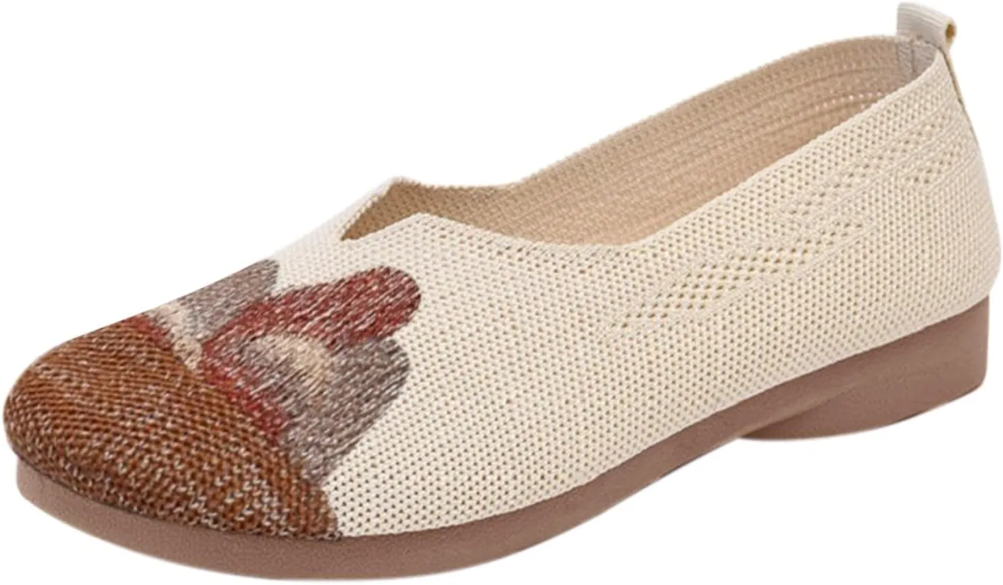 Loafers for Women Comfort Slip On Walking Shoes Knit Dress𝐲 Casual Business Work Flat𝐬 Wide Width Comfortable Sneaker