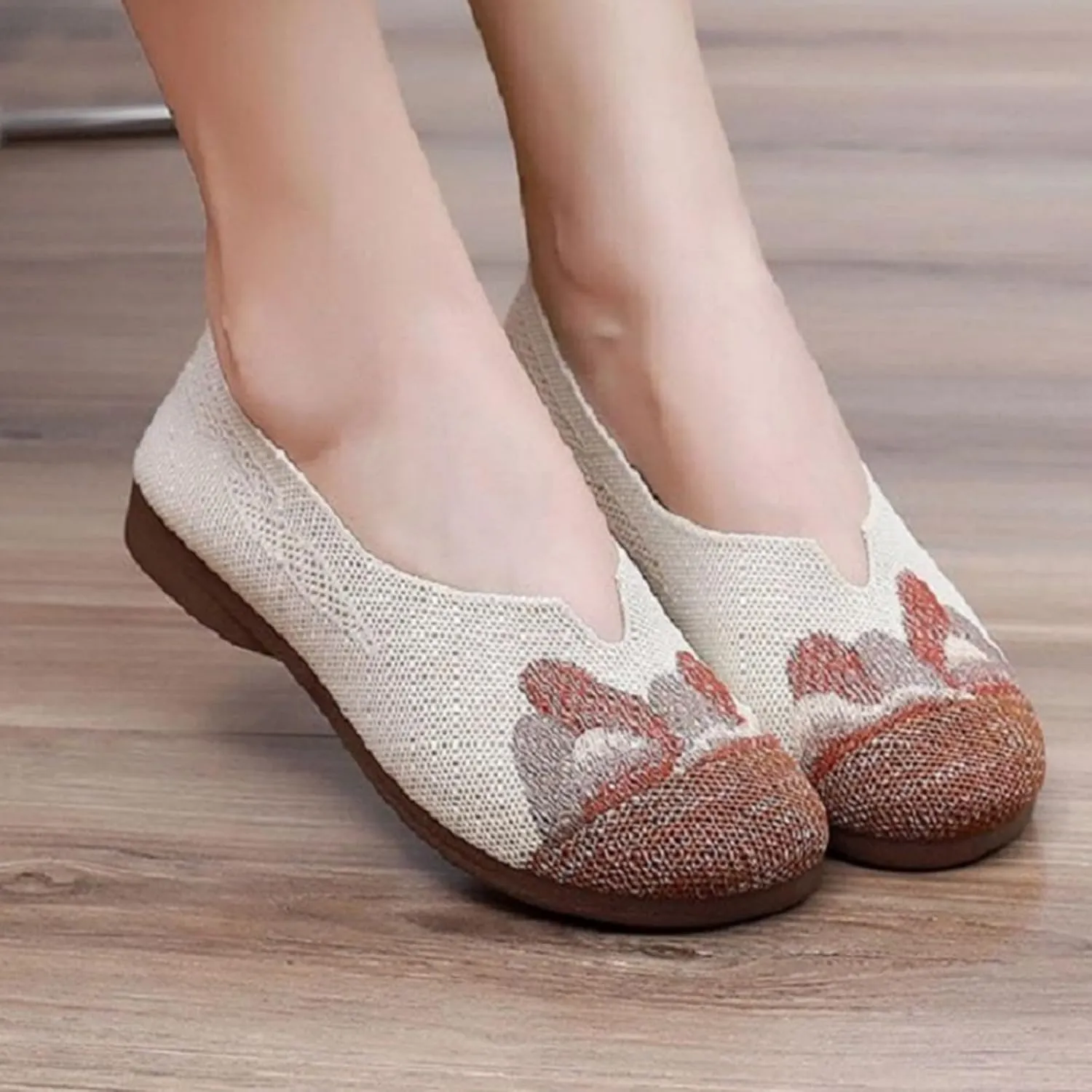 Loafers for Women Comfort Slip On Walking Shoes Knit Dress𝐲 Casual Business Work Flat𝐬 Wide Width Comfortable Sneaker